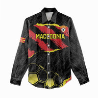 Custom Macedonia Football Women Casual Shirt Go Champions Risovi