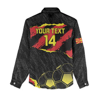 Custom Macedonia Football Women Casual Shirt Go Champions Risovi