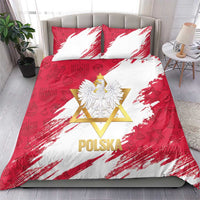 Jewish Festival Poland Bedding Set Polska Eagle Star Of David