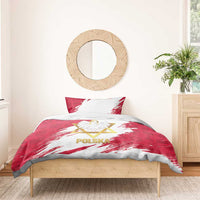 Jewish Festival Poland Bedding Set Polska Eagle Star Of David