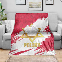 Jewish Festival Poland Blanket Polska Eagle Star Of David