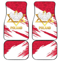 Jewish Festival Poland Car Mats Polska Eagle Star Of David