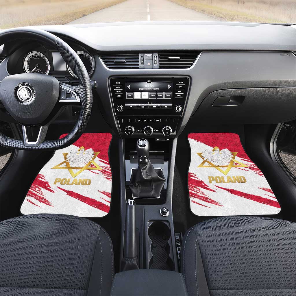 Jewish Festival Poland Car Mats Polska Eagle Star Of David