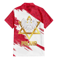 Jewish Festival Poland Family Matching Mermaid Dress and Hawaiian Shirt Polska Eagle Star Of David