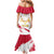 Jewish Festival Poland Family Matching Mermaid Dress and Hawaiian Shirt Polska Eagle Star Of David