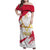 Jewish Festival Poland Family Matching Off Shoulder Maxi Dress and Hawaiian Shirt Polska Eagle Star Of David
