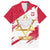 Jewish Festival Poland Family Matching Summer Maxi Dress and Hawaiian Shirt Polska Eagle Star Of David
