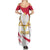 Jewish Festival Poland Family Matching Summer Maxi Dress and Hawaiian Shirt Polska Eagle Star Of David