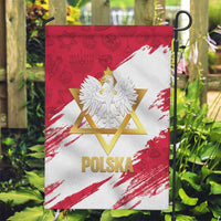Jewish Festival Poland Garden Flag Polska Eagle Star Of David