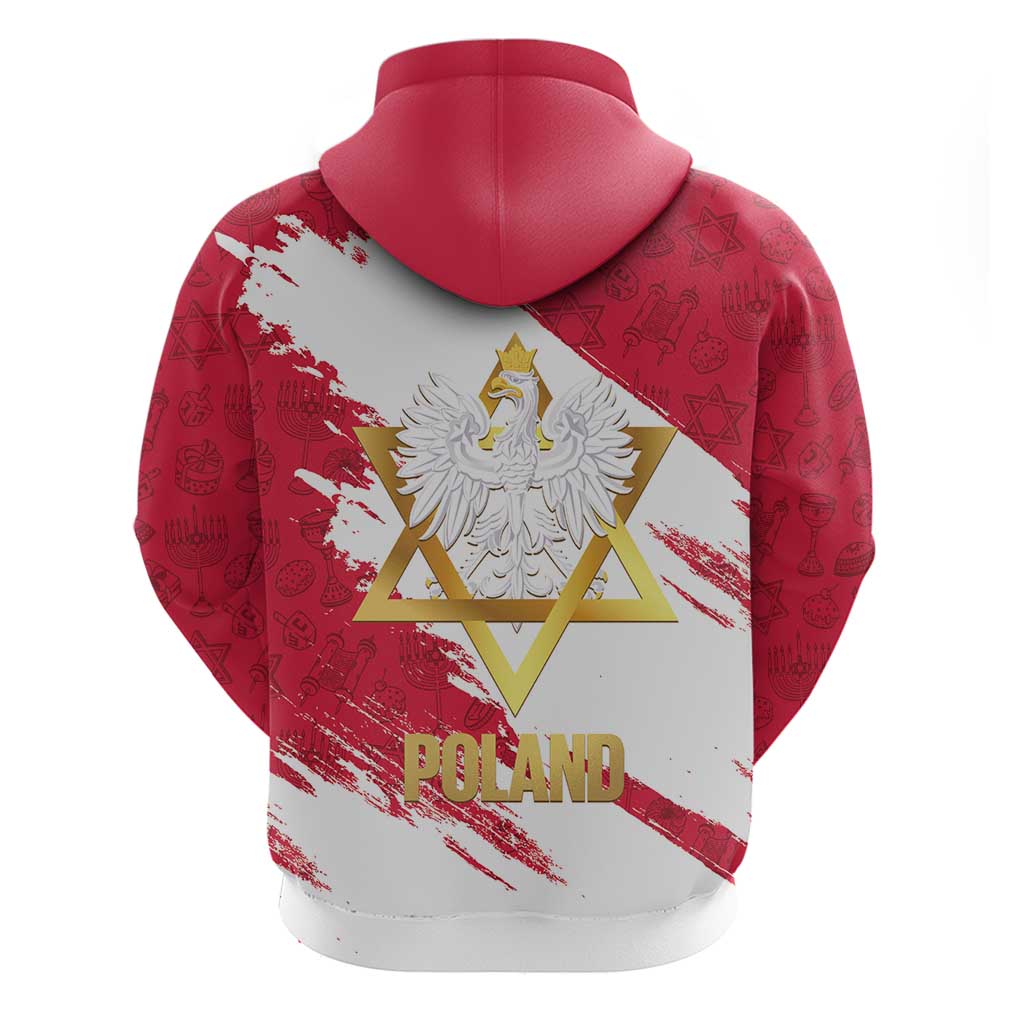 Jewish Festival Poland Hoodie Polska Eagle Star Of David