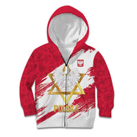 Jewish Festival Poland Kid Hoodie Polska Eagle Star Of David