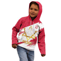 Jewish Festival Poland Kid Hoodie Polska Eagle Star Of David