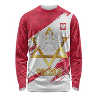 Jewish Festival Poland Long Sleeve Shirt Polska Eagle Star Of David