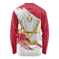 Jewish Festival Poland Long Sleeve Shirt Polska Eagle Star Of David