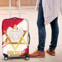Jewish Festival Poland Luggage Cover Polska Eagle Star Of David