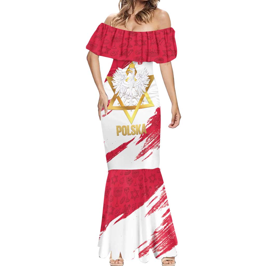 Jewish Festival Poland Mermaid Dress Polska Eagle Star Of David
