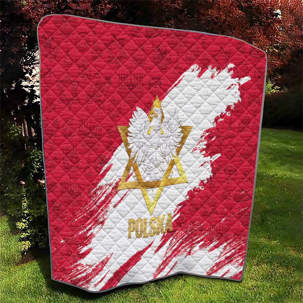Jewish Festival Poland Quilt Polska Eagle Star Of David