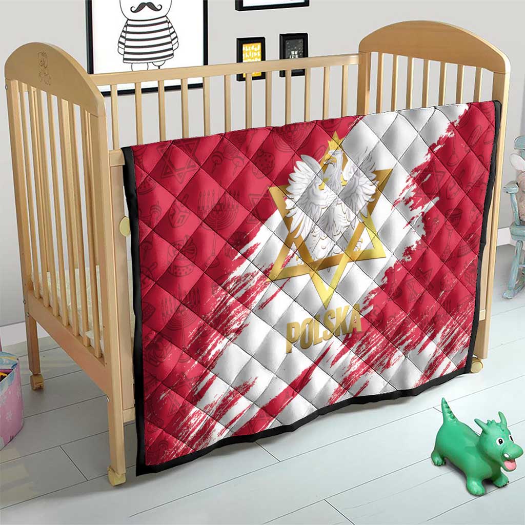 Jewish Festival Poland Quilt Polska Eagle Star Of David