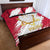 Jewish Festival Poland Quilt Bed Set Polska Eagle Star Of David