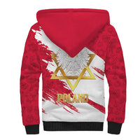 Jewish Festival Poland Sherpa Hoodie Polska Eagle Star Of David