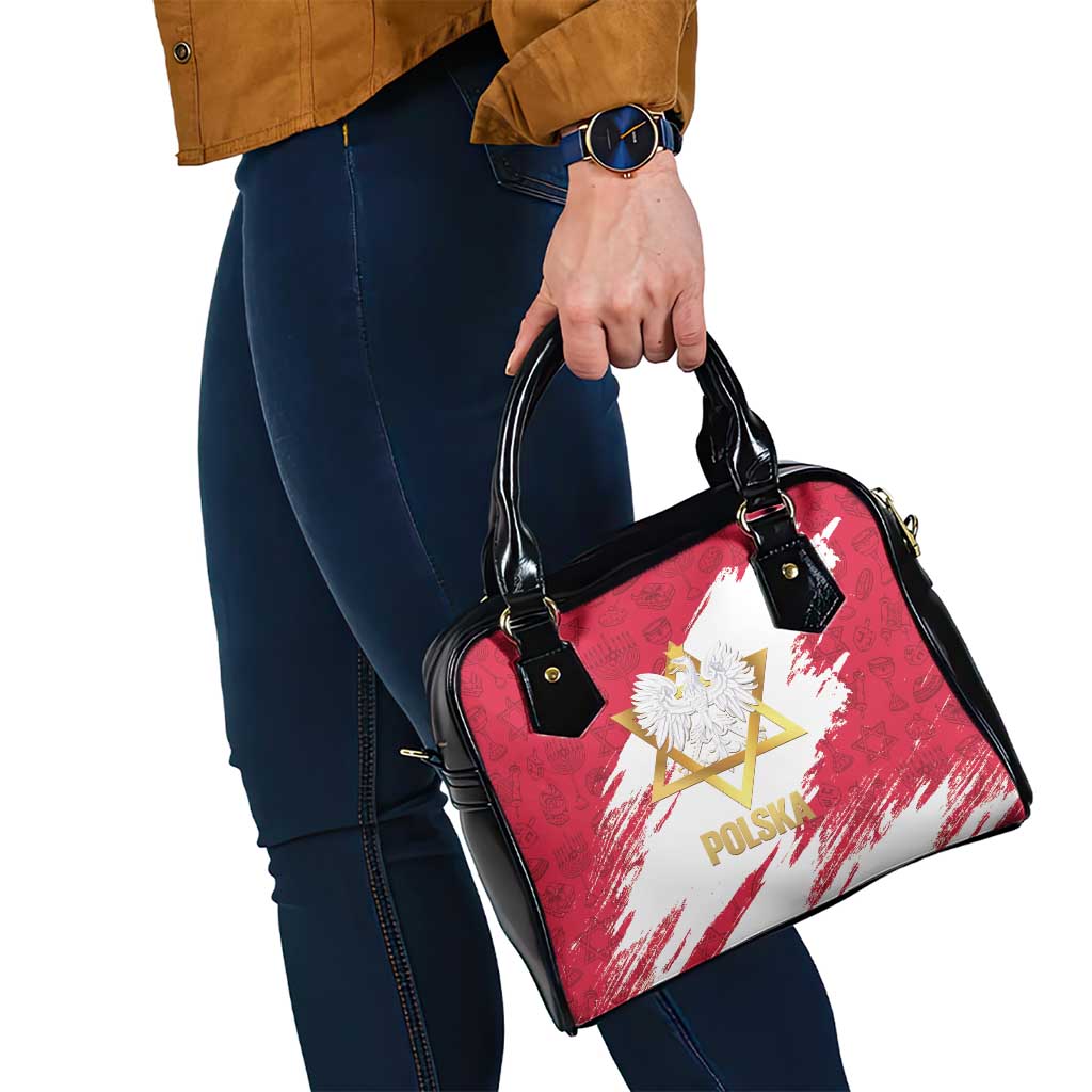 Jewish Festival Poland Shoulder Handbag Polska Eagle Star Of David
