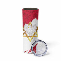 Jewish Festival Poland Skinny Tumbler Polska Eagle Star Of David