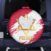 Jewish Festival Poland Spare Tire Cover Polska Eagle Star Of David