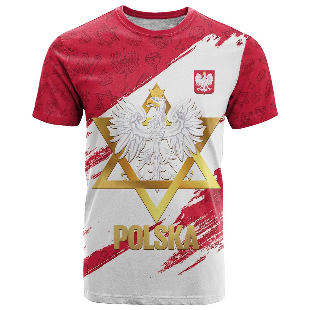 Jewish Festival Poland T Shirt Polska Eagle Star Of David