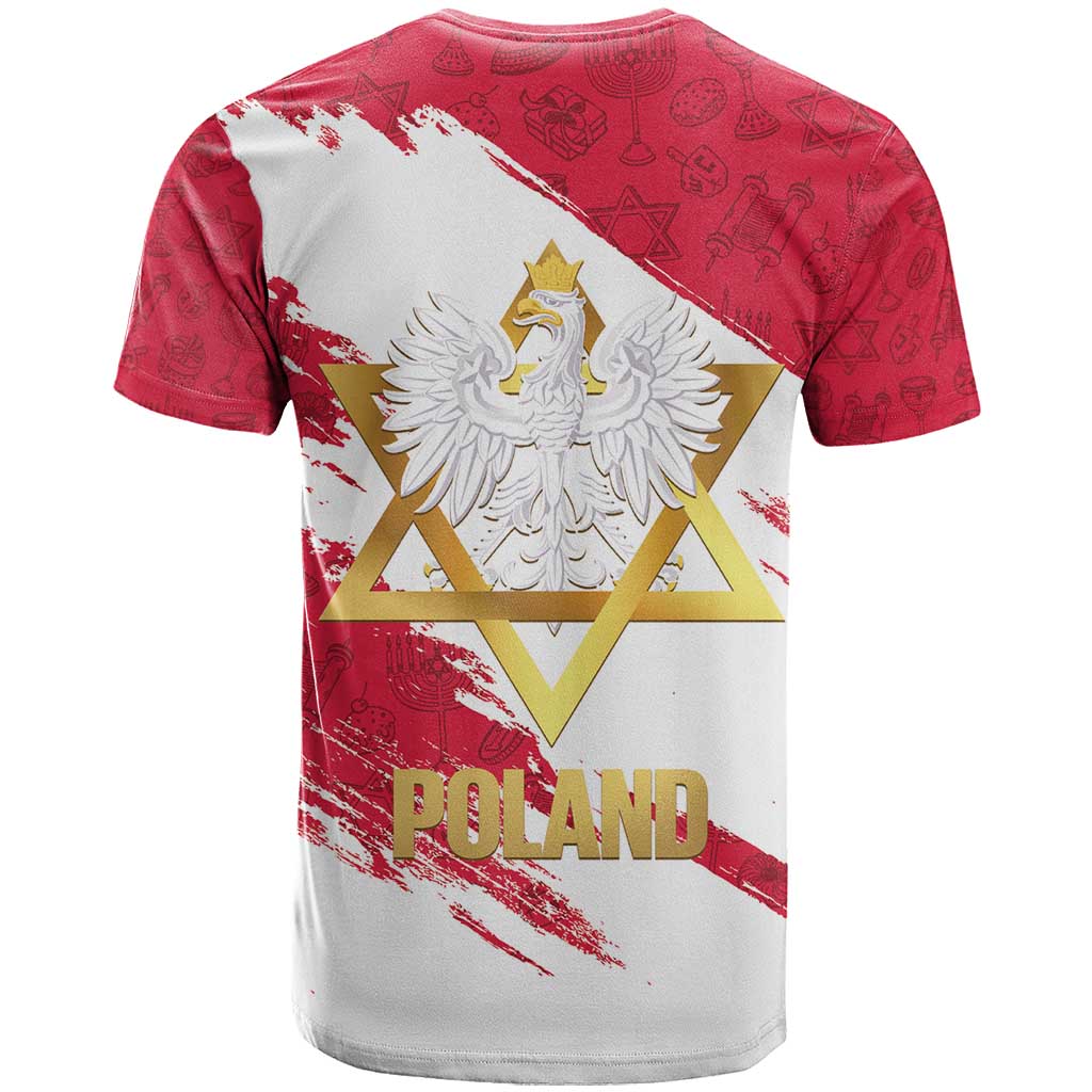 Jewish Festival Poland T Shirt Polska Eagle Star Of David