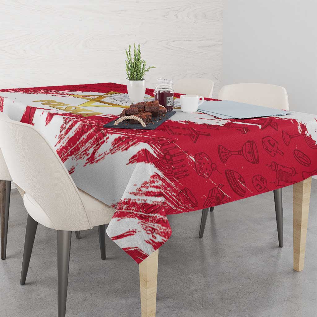 Jewish Festival Poland Tablecloth Polska Eagle Star Of David
