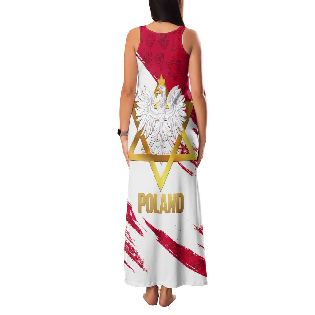 Jewish Festival Poland Tank Maxi Dress Polska Eagle Star Of David