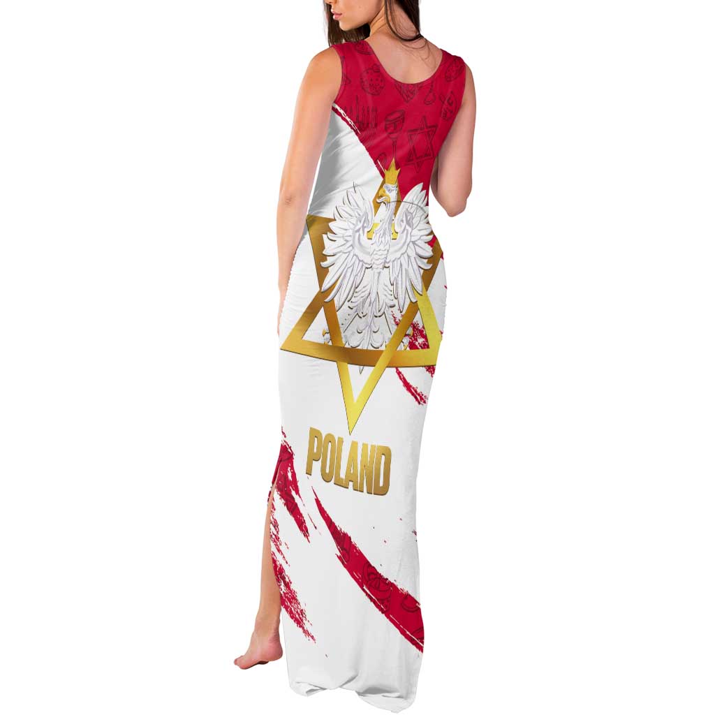 Jewish Festival Poland Tank Maxi Dress Polska Eagle Star Of David