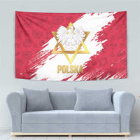 Jewish Festival Poland Tapestry Polska Eagle Star Of David