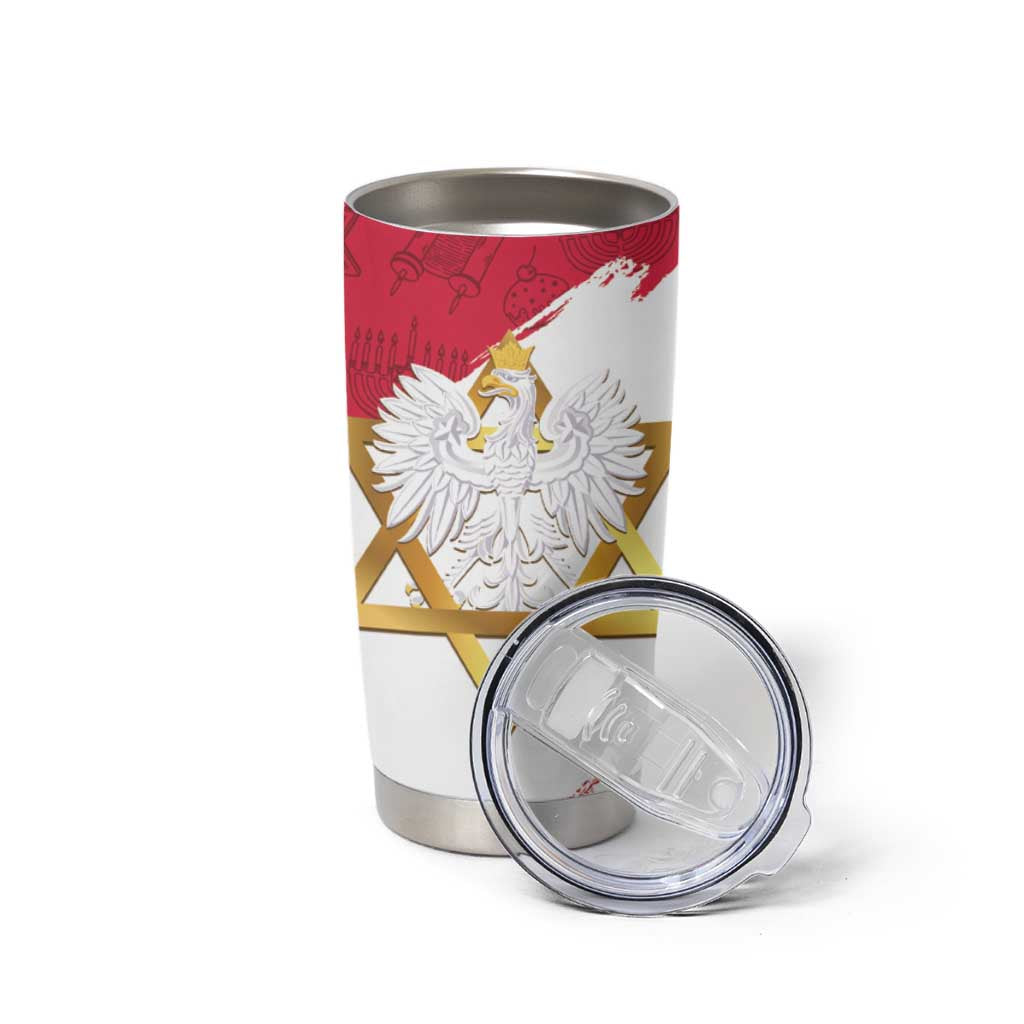 Jewish Festival Poland Tumbler Cup Polska Eagle Star Of David
