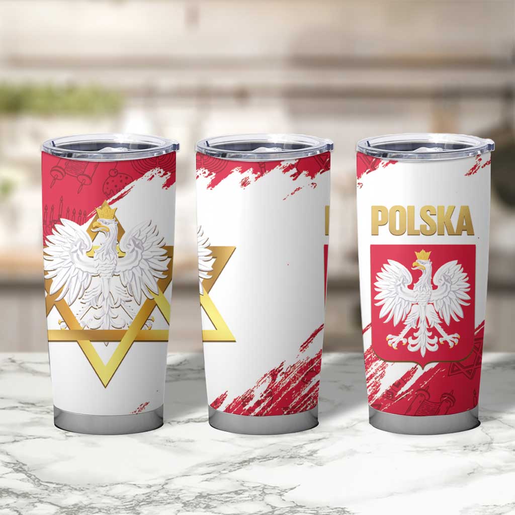 Jewish Festival Poland Tumbler Cup Polska Eagle Star Of David