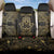 Jewish Hamsa Chai Back Car Seat Cover Gold Paisley Pattern