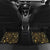 Jewish Hamsa Chai Car Mats Gold Paisley Pattern