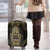 Jewish Hamsa Chai Luggage Cover Gold Paisley Pattern