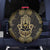 Jewish Hamsa Chai Spare Tire Cover Gold Paisley Pattern