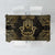 Jewish Hamsa Chai Tablecloth Gold Paisley Pattern