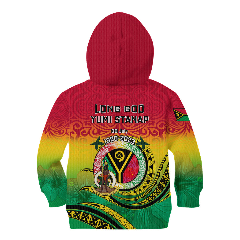 Vanuatu Kid Hoodie Yumi 43 Hapi Independens Dei - Wonder Print Shop
