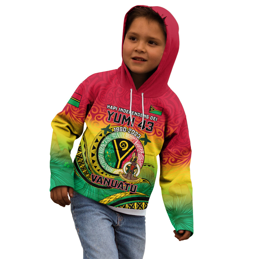Vanuatu Kid Hoodie Yumi 43 Hapi Independens Dei - Wonder Print Shop