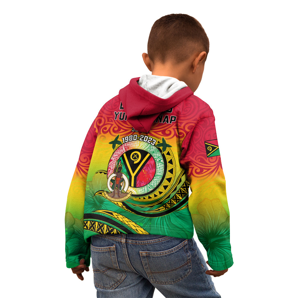 Vanuatu Kid Hoodie Yumi 43 Hapi Independens Dei - Wonder Print Shop