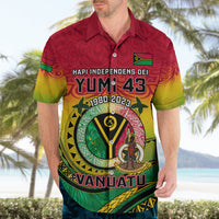 Personalised Vanuatu Hawaiian Shirt Yumi 43 Hapi Independens Dei - Wonder Print Shop