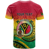 Personalised Vanuatu T Shirt Yumi 43 Hapi Independens Dei - Wonder Print Shop