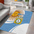Custom Argentina Football Area Rug Vamos La Albiceleste - Sky Blue Version - Wonder Print Shop