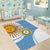 Custom Argentina Football Area Rug Vamos La Albiceleste - Sky Blue Version - Wonder Print Shop