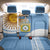 Custom Argentina Football Back Car Seat Cover Vamos La Albiceleste - Sky Blue Version - Wonder Print Shop