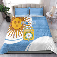 Custom Argentina Football Bedding Set Vamos La Albiceleste - Sky Blue Version - Wonder Print Shop