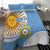 Custom Argentina Football Bedding Set Vamos La Albiceleste - Sky Blue Version - Wonder Print Shop